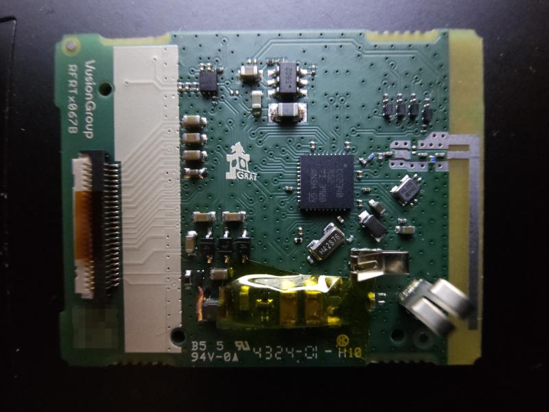 Higher quality image of the top of the board.
