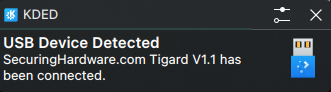 Tigard plugged in popup.